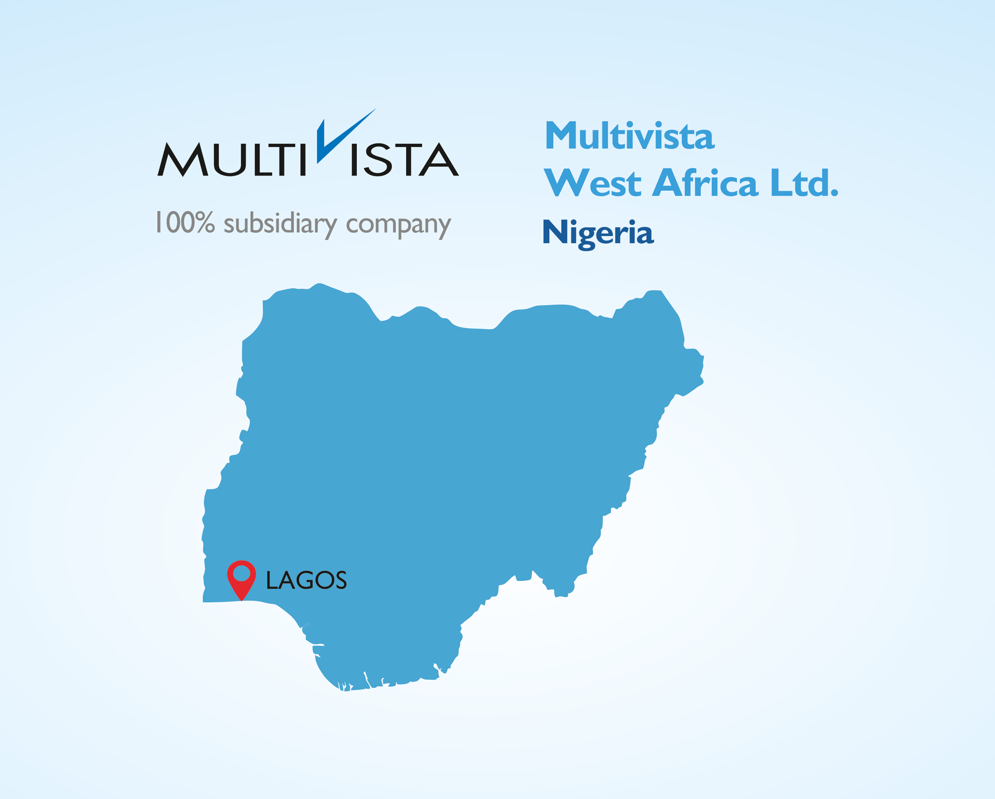 Multivista l Nigeria Map